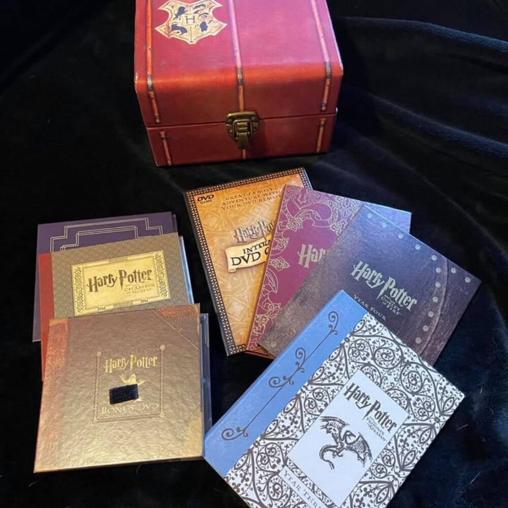 HD DVD Format Harry Potter Years 7 Disc Limited Edition Gift Collectible Set - Picture 2 of 5